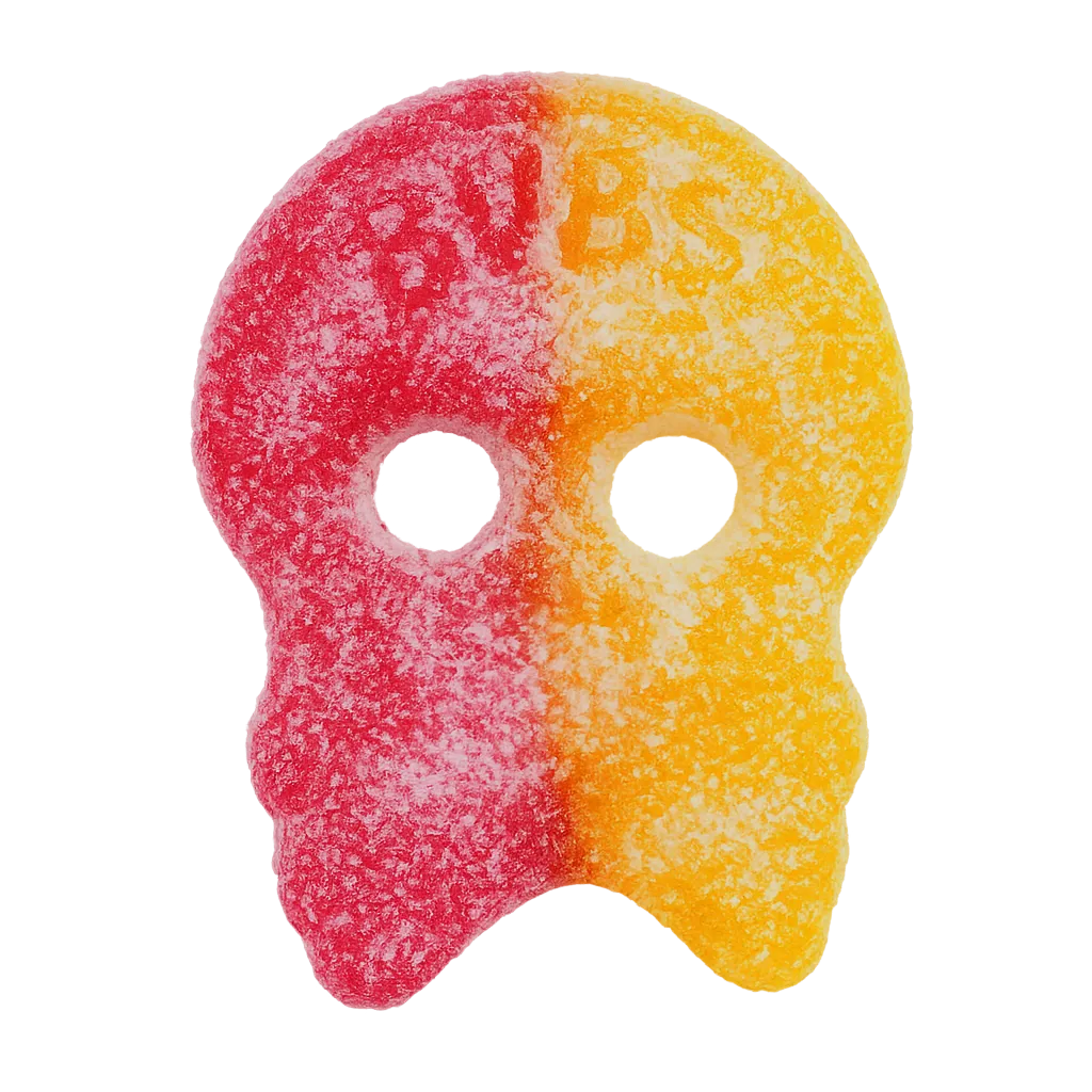 Lemon Raspberry Skull