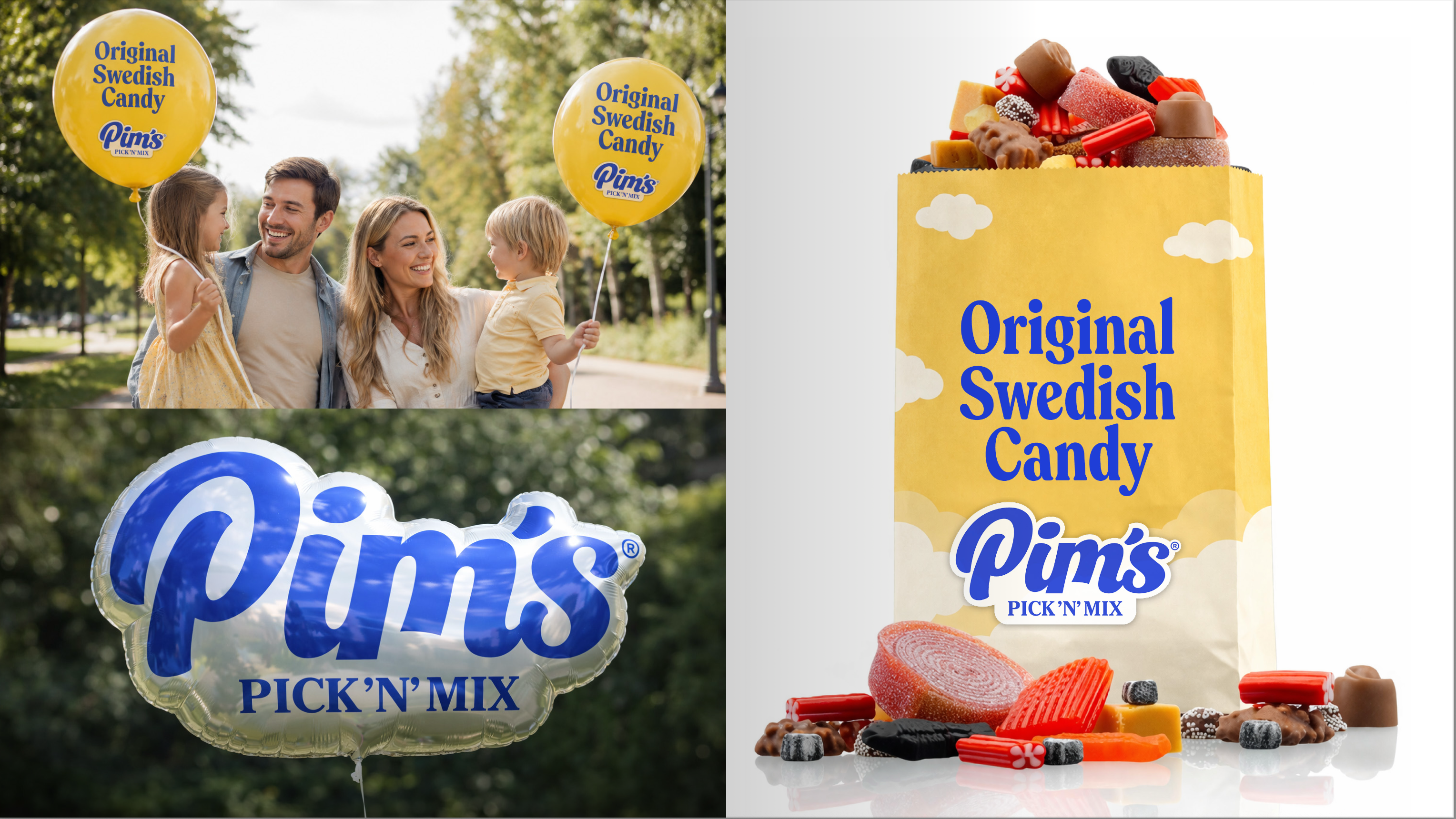 Pim's birthday and party candy bags